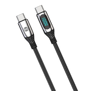 Forever kabel LCD USB-C - USB-C 1,0 m 100W czarny