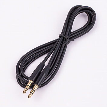 Maxlife kabel audio jack 3,5 mm - jack 3,5 mm 1m czarny