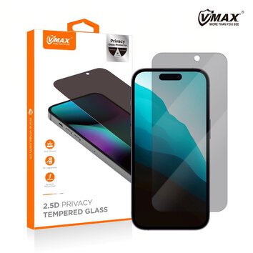 Vmax szkło hartowane 0.33mm 2,5D high clear privacy glass do iPhone 15 6,1"