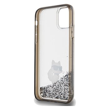 Karl Lagerfeld nakładka do iPhone 11 KLHCN61LKCNSK transparentna HC LIQ. GLITTER C