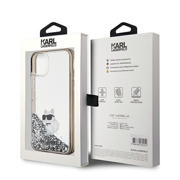 Karl Lagerfeld nakładka do iPhone 11 KLHCN61LKCNSK transparentna HC LIQ. GLITTER C