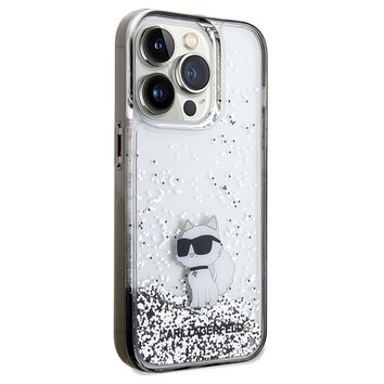 Karl Lagerfeld nakładka do iPhone 14 Pro Max 6,7" KLHCP14XLKCNSK HC LIQ. GLITTER C transparentna