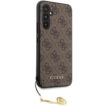 Guess nakładka do Samsung Galaxy S23 FE GUHCS23FEGF4GBR brązowa HC PU 4G CHARM