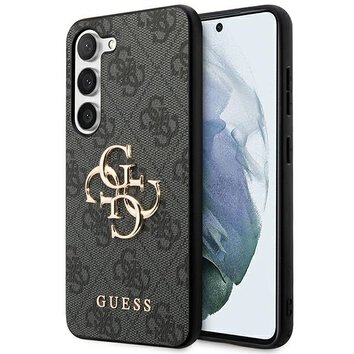 Guess nakładka do Samsung Galaxy S23 FE GUHCS23FE4GMGGR GUESS HC PU 4G BIG METAL LOGO szara