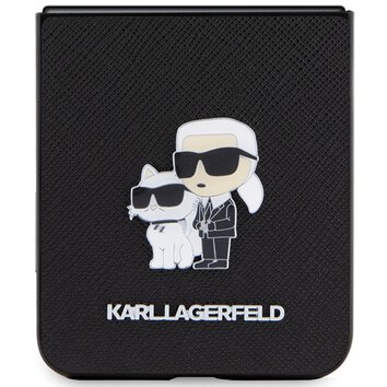 Karl Lagerfeld nakładka do Samsung Galaxy Z Flip 5 KLHCZF5SAKCNPK KARL HC SAFFIANO K&C PIN czarna