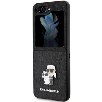 Karl Lagerfeld nakładka do Samsung Galaxy Z Flip 5 KLHCZF5SAKCNPK KARL HC SAFFIANO K&C PIN czarna