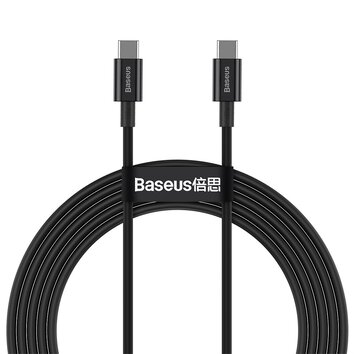 Baseus kabel Superior PD USB-C - USB-C 2,0m czarny 100W