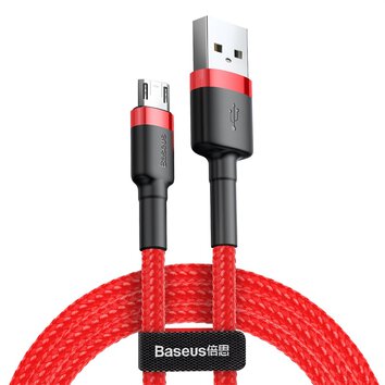 Baseus kabel Cafule USB - micro USB 2,0m 1,5A czerwony