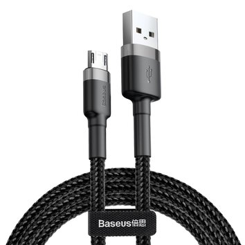 Baseus kabel Cafule USB - micro USB 3,0m 2A szaro-czarny