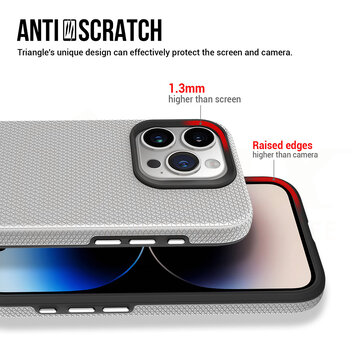 Vmax nakładka Triangle Case do Samsung Galaxy A05S 4G srebrna