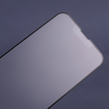 Szkło hartowane 6D matowe do iPhone 15 Pro 6,1" czarna ramka