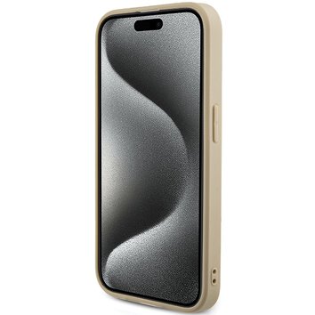 Guess nakładka do iPhone 14 Pro Max 6,7" GUHCP14XPSAIRSD złota HC PU SAFFIANO IRIDESCENT SCRIPT