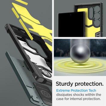 Spigen nakładka Tough Armor do Samsung Galaxy S24 Ultra zielona