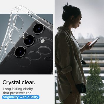 Spigen nakładka Liquid Crystal do Samsung Galaxy S24+ crystal clear