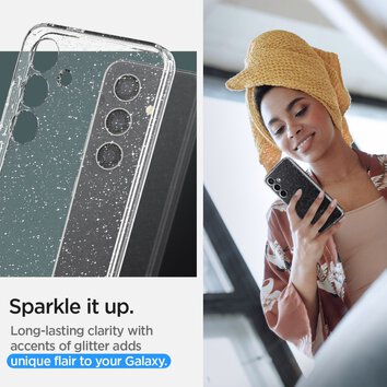 Spigen nakładka Liquid Crystal do Samsung Galaxy S24 glitter crystal