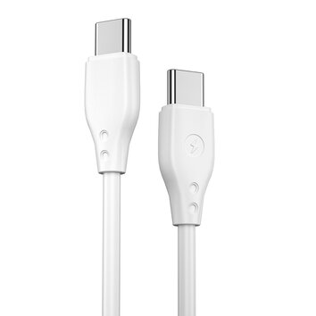 WIWU kabel Pioneer Wi-C002 USB-C - USB-C 67W biały
