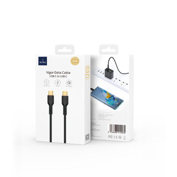 WIWU kabel YQ02 USB-C - USB-C 100W 1,2m biały