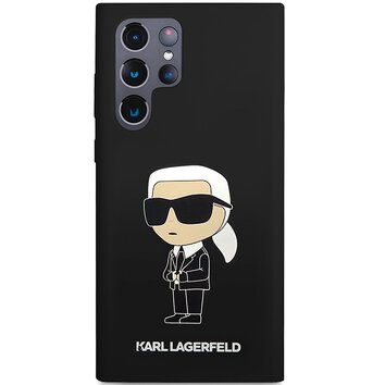 Karl Lagerfeld nakładka do Samsung Galaxy S24 Ultra KLHCS24LSNIKBCK czarna HC SILICONE NFT IKONIK