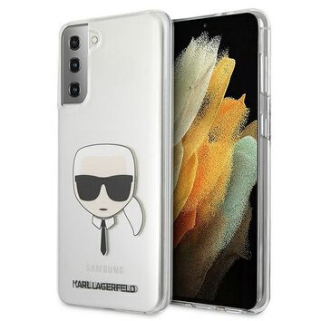 Oryginalne Etui KARL LAGERFELD Hardcase KLHCS21MKTR do Samsung S21 Plus (Karl's Head / transparent)