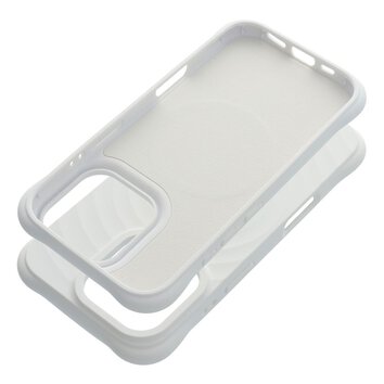 Silicone Zephyr Mag Cover kompatybilny z MagSafe do IPHONE 16 PRO biały