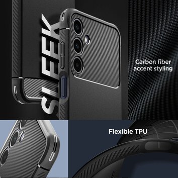 Spigen nakładka Rugged Armor do Samsung Galaxy A25 5G czarny mat