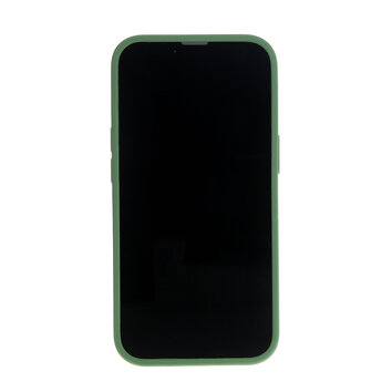 Nakładka Solid Silicon do iPhone 15 Pro Max 6,7" jasnozielona