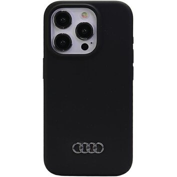 Audi nakładka do iPhone 15 Pro Max 6,7" czarna Silicone Case