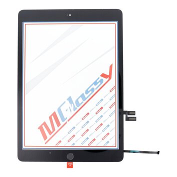 MUSTTBY Ekran dotykowy + taśma klejąca + Home do iPAD 8 (czarny)