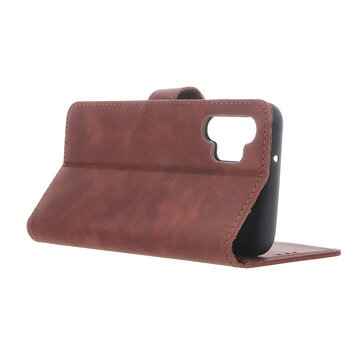 Etui Smart Velvet do Motorola Moto E22 brązowe