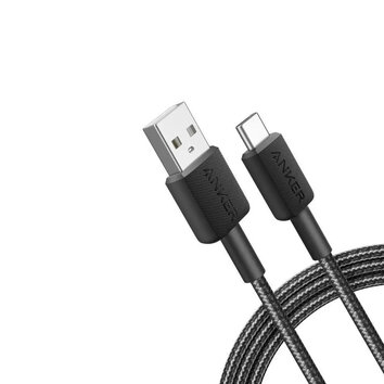 Anker kabel 322 USB-A do USB-C 1.8m czarny