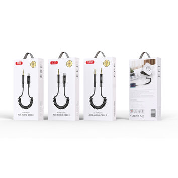 XO kabel audio NB-R255B USB-C - jack 3,5mm 1,0m czarny