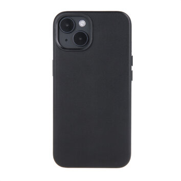 Nakładka Mag Leather do iPhone 15 Pro 6,1" czarna
