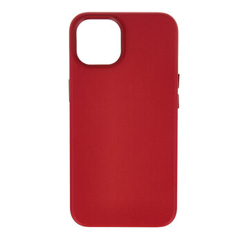 Nakładka Mag Leather do iPhone 15 6,1" czerwona