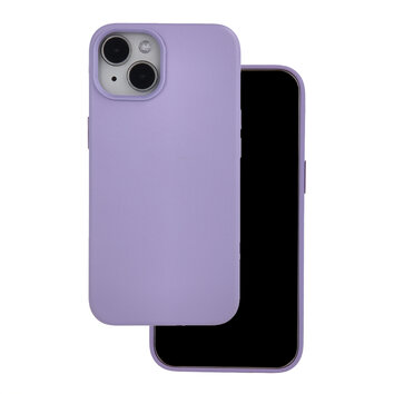 Nakładka Mag Leather do iPhone 12 / 12 Pro 6,1" fioletowa