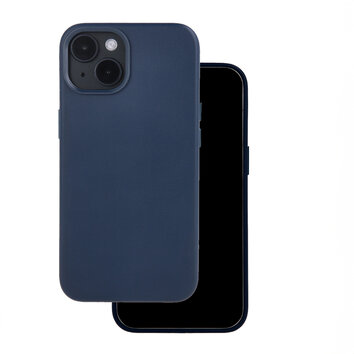 Nakładka Mag Leather do iPhone 15 Pro 6,1" ciemnoniebieska