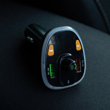 Maxlife transmiter FM Bluetooth MXFT-03 czarny Maxlife transmiter FM Bluetooth MXFT-03 czarny