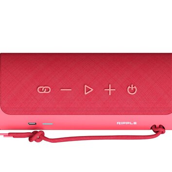 Bezprzewodowy przenony gosnik HiFuture RIPPLE ( 20W+10W ) czerwony