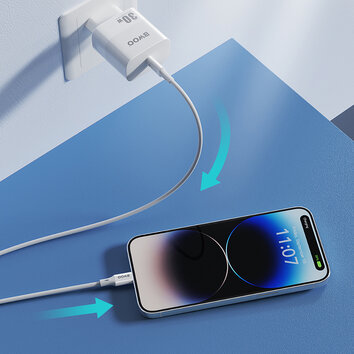 BWOO kabel X283 C-L 27W USB-C do Lightning ABS case + TPE