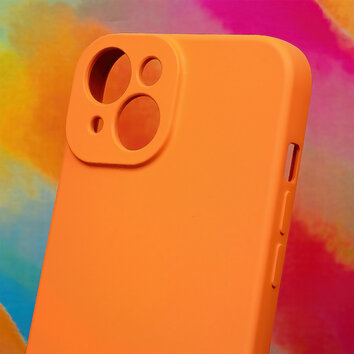 Nakładka Silicon do Samsung Galaxy A34 5G pomarańczowy