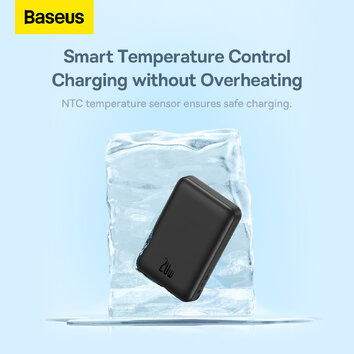 Baseus power bank magnetyczny Mini 20W 10000mAh czarny