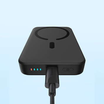Baseus power bank magnetyczny Mini 20W 10000mAh czarny