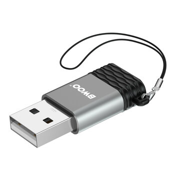 BWOO adapter BZ-38 USB-C - USB szary OTG