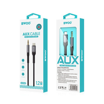 BWOO kabel BO-AUX066 aux 3.5mm-USB-C