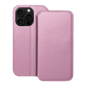 Kabura DUAL POCKET Book do IPHONE 16 Pro jasny różowy
