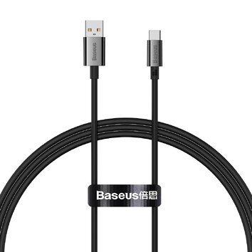 Baseus kabel Superior USB - USB-C 1,0m czarny 100W