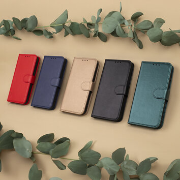 Etui Smart Classic do iPhone 16e ciemnozielone