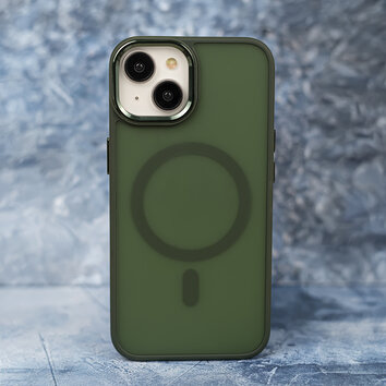 Nakładka Frozen Mag do iPhone 15 Plus 6,7" zielona