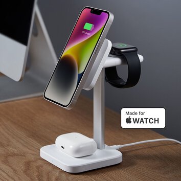 ESR HALOLOCK 3IN1 WATCH MAGNETIC MAGSAFE WIRELESS CHARGER WHITE