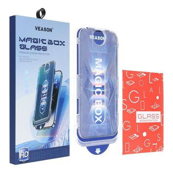Szko Hartowane 6D Pro Veason Easy-Install Glass - do Iphone 11 Pro czarny