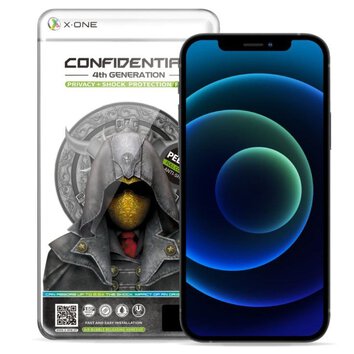 Protektor LCD X-ONE Extreme Shock Eliminator 4th gen. Privacy - do iPhone 14 Pro Max